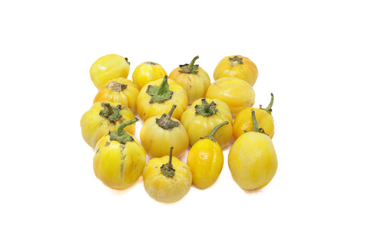 Yellow Guinean Eggplants (Frozen) (1kg)