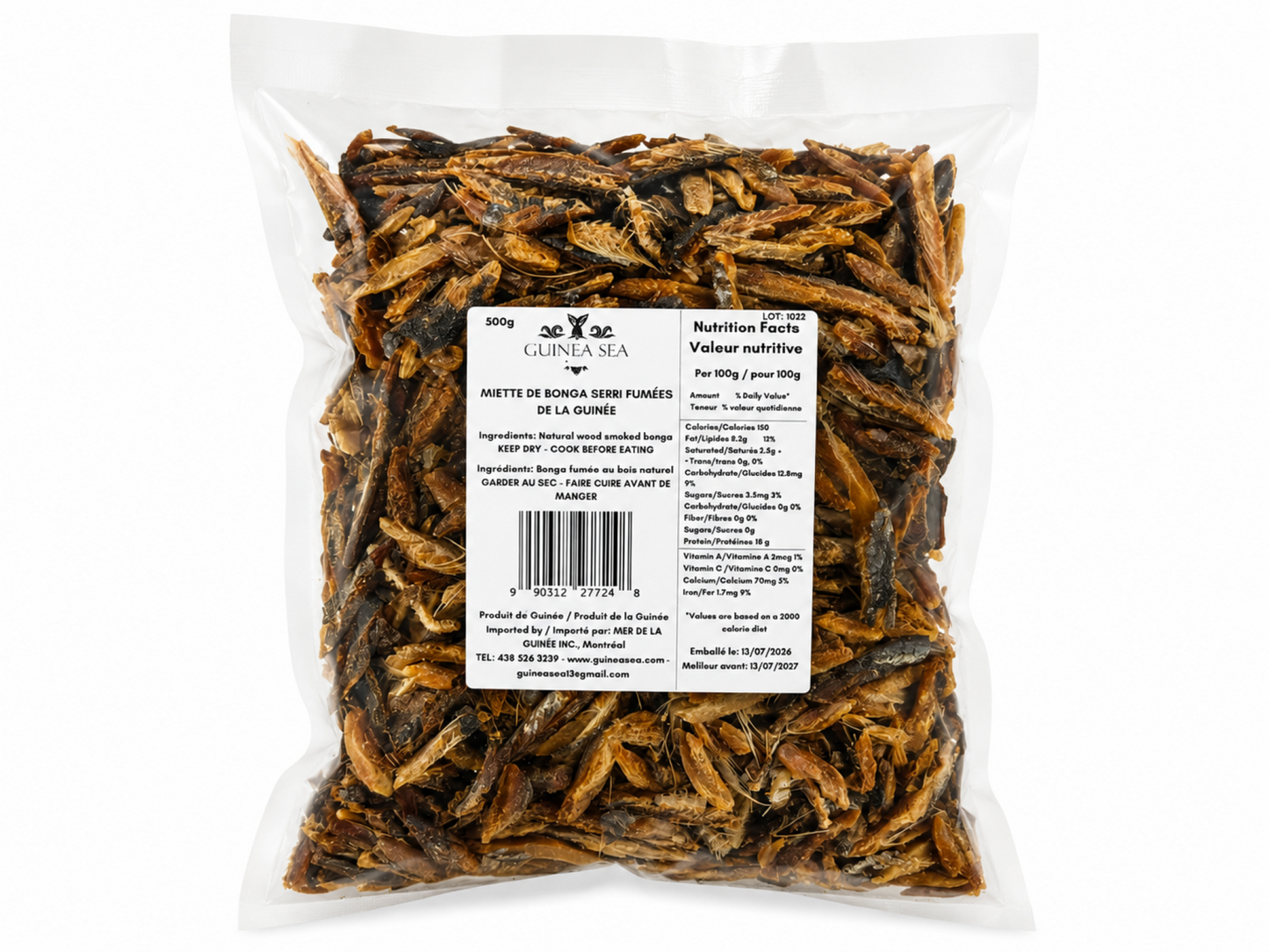 Bonga Broken Without Skin (500g)