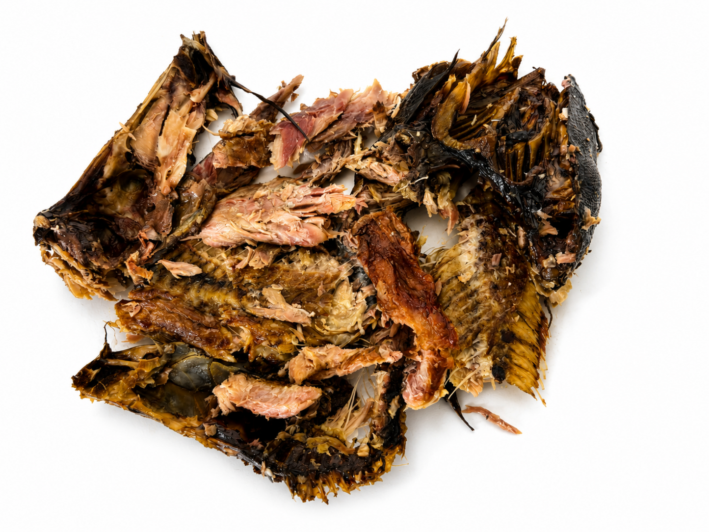 Wild-Caught Guinean Shredded Smoked Konkoe for Sauce (catfish, about 1kg)