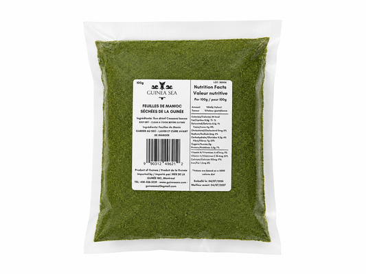 Dried Ground Cassava Leaves from Guinea (100g)