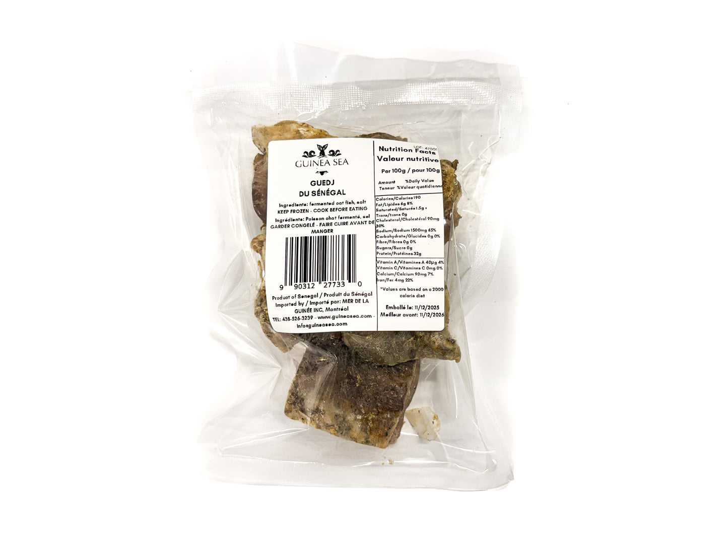 Guedj Beurre (Fermented & Dried Fish)(200g)